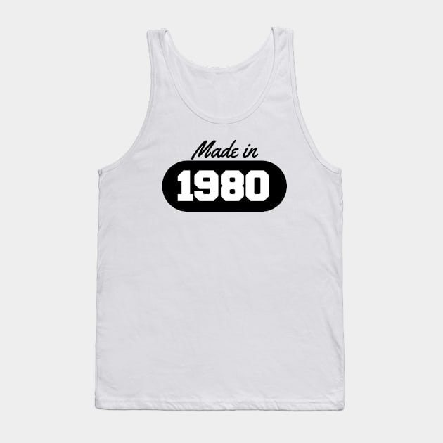 Made in 1980 Tank Top by AustralianMate